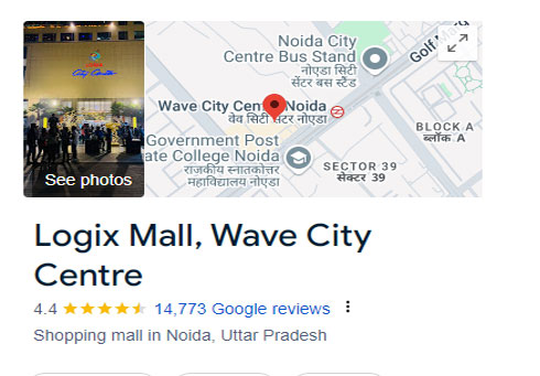 Bhutani Infra Logix City Centre Location map