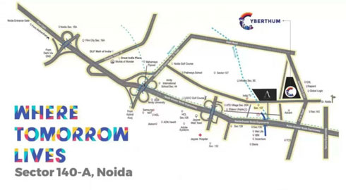 Cyberthum Studio Apartment Location map